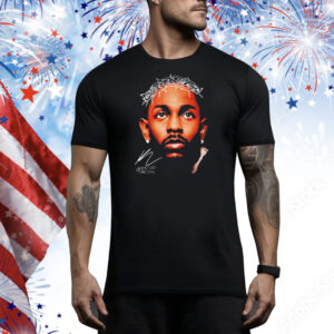 Kendrick Lamar rapper big face graphic Tee Shirt