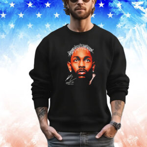 Kendrick Lamar rapper big face graphic T-Shirt