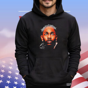 Kendrick Lamar rapper big face graphic T-Shirt