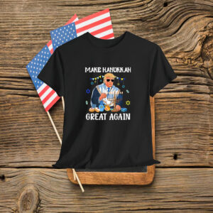 Make Hanukkah Great Again Trump Jewish Ugly Chanukah T-Shirt