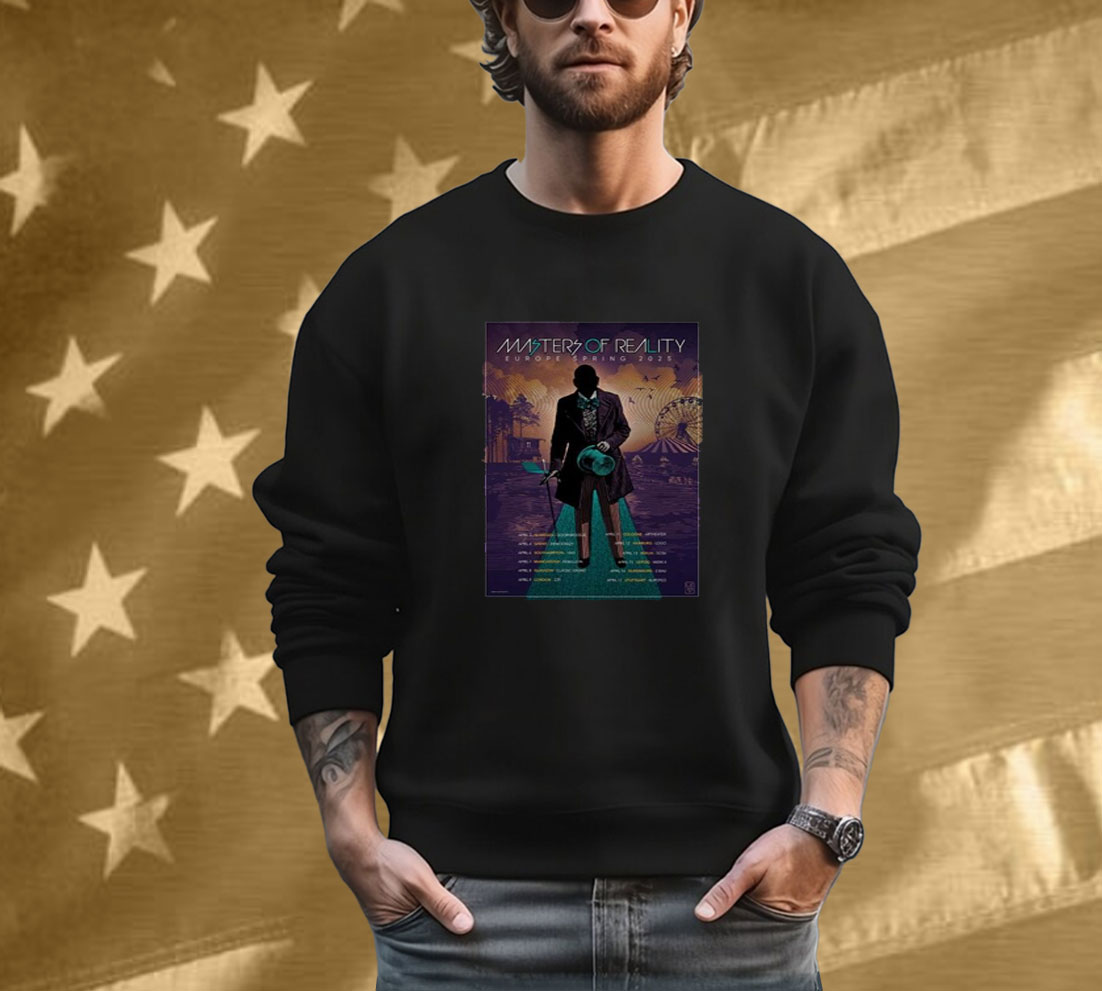 Masters Of Reality Europe Spring 2025 Tour T-Shirt