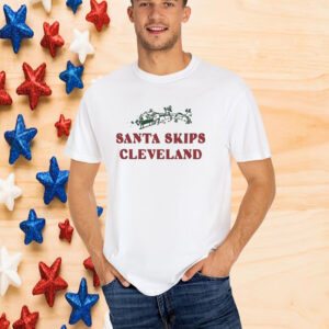 Max Scharping Santa Skips Cleveland T-Shirt