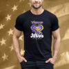 Minnesota Vikings In My Veins Jesus In My Heart Diamond T-Shirt