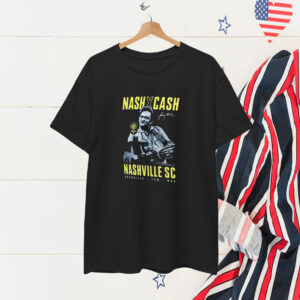 Nash X Cash Nashville SC Johnny Cash Finger Ten USA T-Shirt