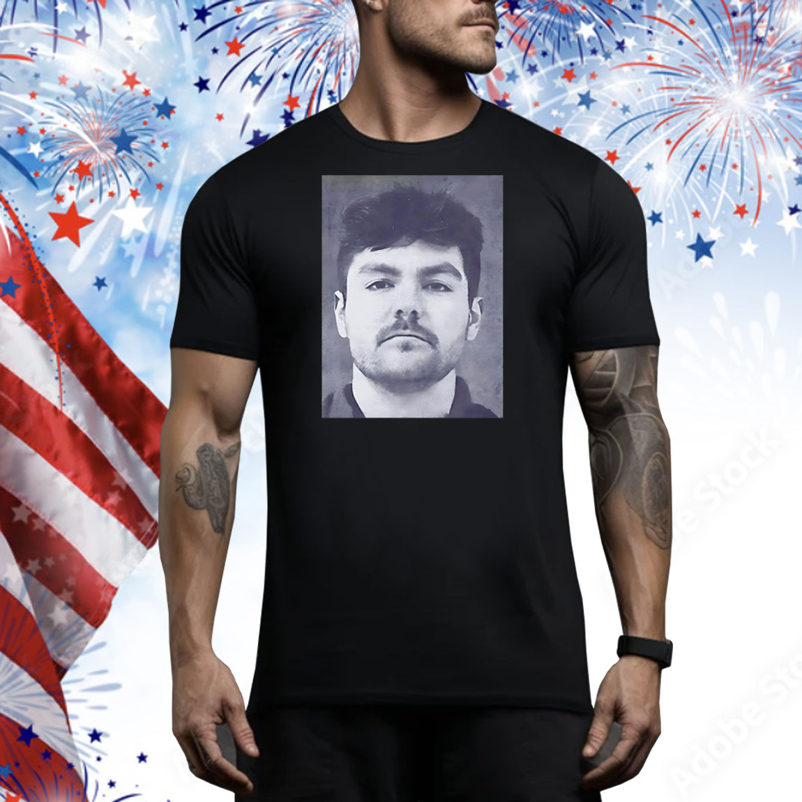 Nick Fuentes mugshot photo Tee Shirt