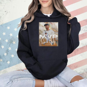 Official Aaron Judge MVP ’24 American League New York Yankees MLB Signature Poster Shirt