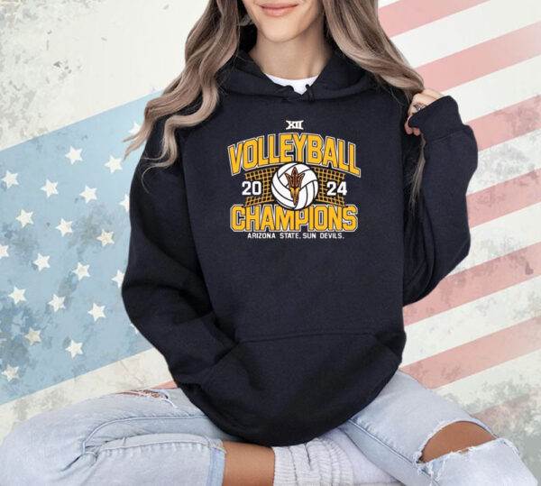 Official Arizona State Sun Devils 2024 Big 12 Volleyball Regular Season Champions Shirts