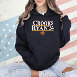 Official Audi Crooks x Emily Ryan ’24 Presidency Crimson Iowa State Cyclones Shirt