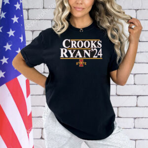 Official Audi Crooks x Emily Ryan ’24 Presidency Crimson Iowa State Cyclones Shirt