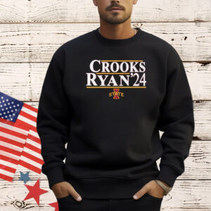 Official Audi Crooks x Emily Ryan ’24 Presidency Crimson Iowa State Cyclones Shirt