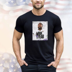 Official Baltimore Ravens Roquan Smith 2024 Walter Payton NFL Man of the Year Nominee Poster T-Shirt