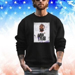 Official Baltimore Ravens Roquan Smith 2024 Walter Payton NFL Man of the Year Nominee Poster T-Shirt