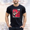 Official Beau Bush Illustrated South Dakota Coyotes Football Graphic Signature T-Shirt