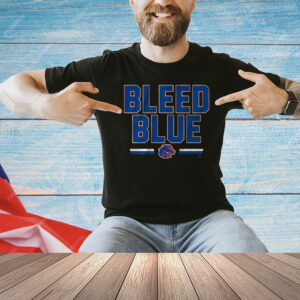 Official Boise State Broncos Slogan Bleed Blue Shirt
