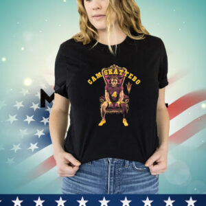 Official Cameron Skattebo Arizona State Sun Devils King Cam Crew Graphic T-Shirt