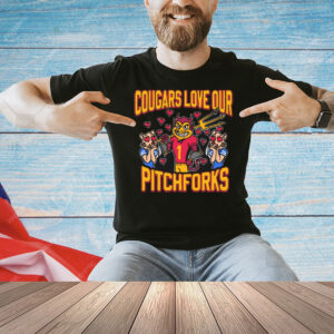 Official Cougars Love Our Pitchforks Arizona State Sun Devils Vs BYU Cougars Shirts