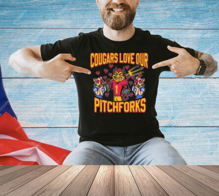 Official Cougars Love Our Pitchforks Arizona State Sun Devils Vs BYU Cougars Shirts