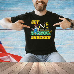 Official Get Shucked Nebraska Cornhuskers vs. Iowa Hawkeyes Shirt