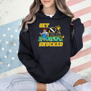 Official Get Shucked Nebraska Cornhuskers vs. Iowa Hawkeyes Shirt