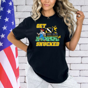 Official Get Shucked Nebraska Cornhuskers vs. Iowa Hawkeyes Shirt