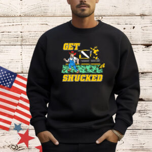 Official Get Shucked Nebraska Cornhuskers vs. Iowa Hawkeyes Shirt