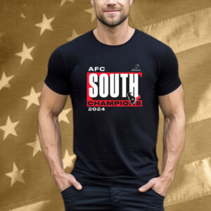 Official Houston Texans 2024 AFC South Division Champions Conquer NFL Playoffs T-Shirt