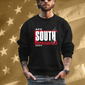 Official Houston Texans 2024 AFC South Division Champions Conquer NFL Playoffs T-Shirt