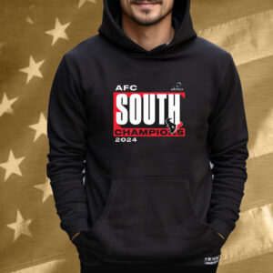 Official Houston Texans 2024 AFC South Division Champions Conquer NFL Playoffs T-Shirt