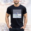 Official Josh Allen Flying Touchdown Snow Pixel Buffalo Bills NFL T-Shirt