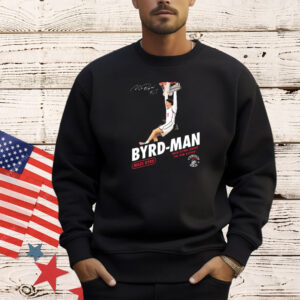Official Miles Byrd High Flying Above The Rim Action Byrd-Man San Diego State Aztecs Signature Shirt