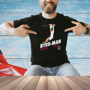Official Miles Byrd High Flying Above The Rim Action Byrd-Man San Diego State Aztecs Signature Shirts
