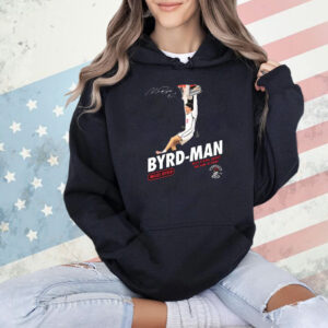Official Miles Byrd High Flying Above The Rim Action Byrd-Man San Diego State Aztecs Signature Shirts