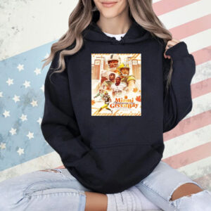 Official NFL Miami Dolphins Vs Green Bay Packers On Thanksgiving Day Poster Shirt