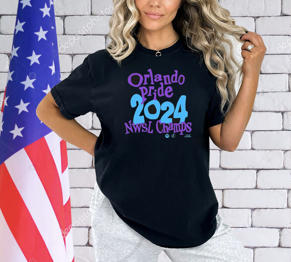 Official Orlando Pride Playa Society 2024 NWSL Champions Shirts
