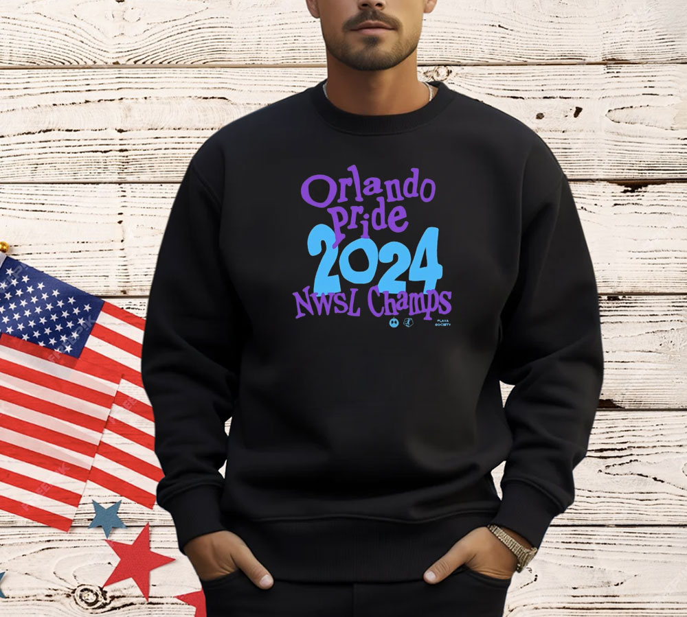 Official Orlando Pride Playa Society 2024 NWSL Champions Shirts