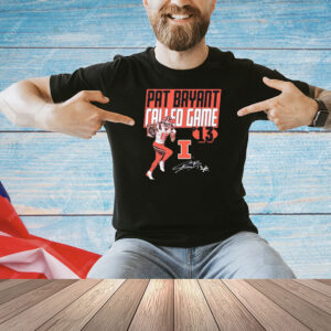 Official Pat Bryant Called Game Drop Illinois Fighting Illini football Graphic Signature Shirt