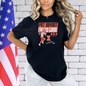 Official Pat Bryant Called Game Drop Illinois Fighting Illini football Graphic Signature Shirt