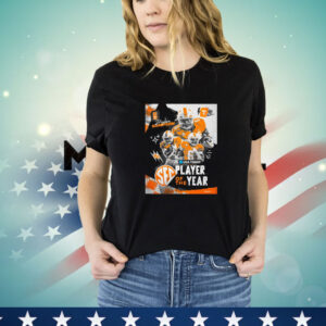 Official Tennessee Vols Dylan Sampson 2024 SEC Player of the Year USA Today Poster T-Shirt