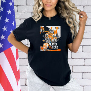 Official Tennessee Vols Dylan Sampson 2024 SEC Player of the Year USA Today Poster T-Shirt