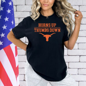 Official Texas Longhorns Football Horns Up Thumbs Down NCAA Shirt