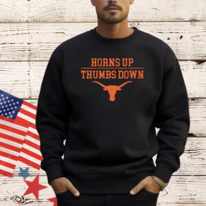 Official Texas Longhorns Football Horns Up Thumbs Down NCAA Shirt