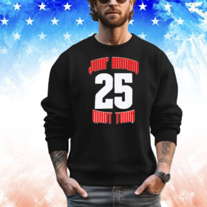 Official Wisconsin Badgers Jump Around Mad Town 25 Shirt