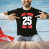 Official Wisconsin Badgers Jump Around Mad Town 25 Shirt