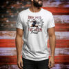 Raccoon riding reindeer sorry santa i’ve been feral Christmas Tee Shirt
