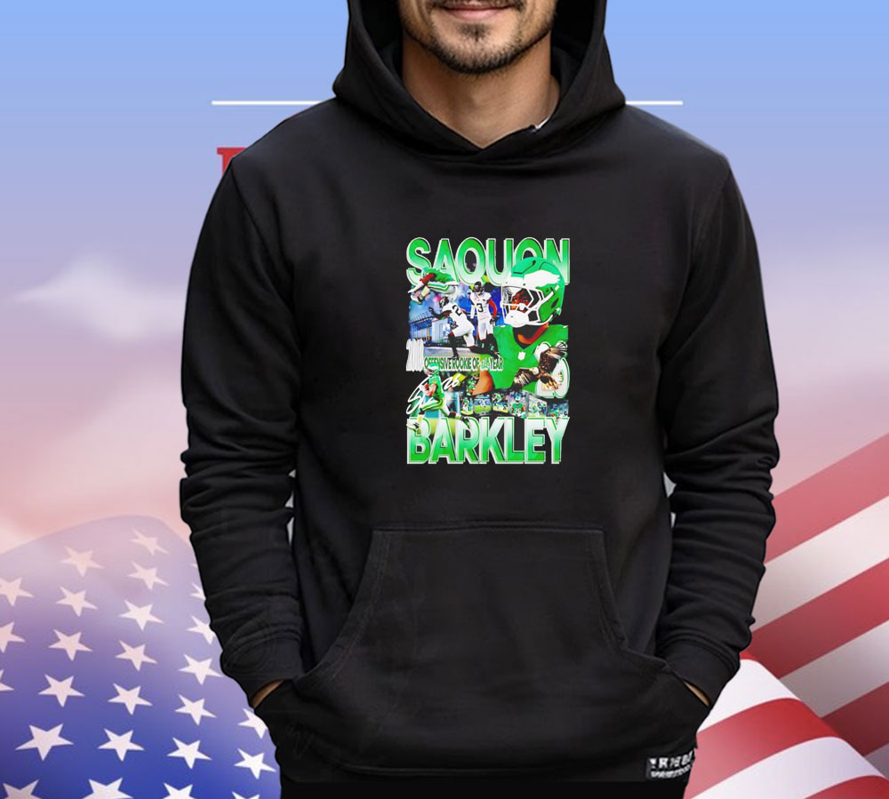 Saquon Barkley 26 Philadelphia Eagles 2018 offensive rookie of the year graphic T-Shirt