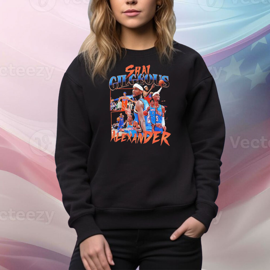 Shai Gilgeous-Alexander Oklahoma City Thunder NBA basketball poster graphic Tee Shirt