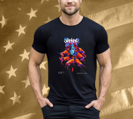Slipknot The 02 In London, UK Dec 21 2024 Tour Tee Shirt