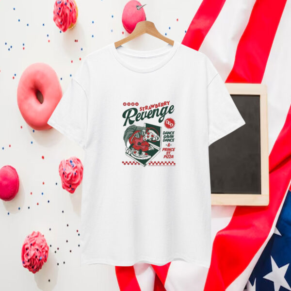 Strawberry Revenge Dance Gavin Dance And Prince St Pizza 2024 T-Shirt