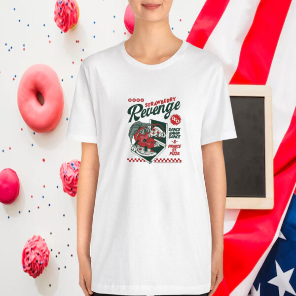 Strawberry Revenge Dance Gavin Dance And Prince St Pizza 2024 T-Shirt