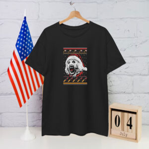 Terrifier 3 Festive Frights Ugly Christmas T-Shirt